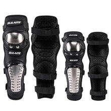 Load image into Gallery viewer, SULAITE GT341 Motorcycle Stainless Steel Knee Pads Elbow Pads Off-Road Cycling Racing Anti-Fall Sports Protective Gear, GT341