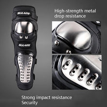 Load image into Gallery viewer, SULAITE GT341 Motorcycle Stainless Steel Knee Pads Elbow Pads Off-Road Cycling Racing Anti-Fall Sports Protective Gear, GT341