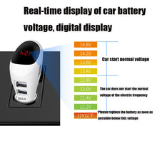 Load image into Gallery viewer, S90B Multifunctional Car Negative Ion Formaldehyde Removal Air Purifier, White, Black