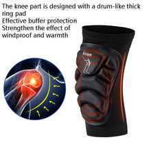 Load image into Gallery viewer, SULAITE GT--314 Cross Country Riding Ski Skating Roller Skating Knee Pads Outdoor Sports Protective Gear, XS, S, M, L, XL