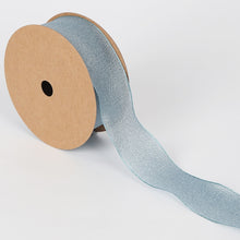 Load image into Gallery viewer, Kapok Yarn Ribbon Flower Packaging Ribbon Headdress Headband, Blue, Lotus Pink, Smoke Purple, Golden Cyan, Silver Gray, Navy, Creamy-white, Water Pink, Wine Red, Champagne