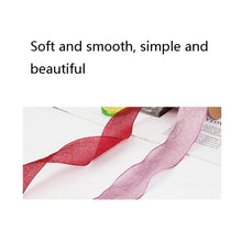 Load image into Gallery viewer, Kapok Yarn Ribbon Flower Packaging Ribbon Headdress Headband, Blue, Lotus Pink, Smoke Purple, Golden Cyan, Silver Gray, Navy, Creamy-white, Water Pink, Wine Red, Champagne