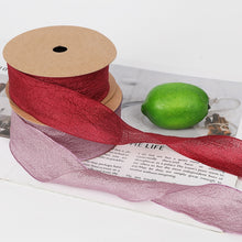Load image into Gallery viewer, Kapok Yarn Ribbon Flower Packaging Ribbon Headdress Headband, Blue, Lotus Pink, Smoke Purple, Golden Cyan, Silver Gray, Navy, Creamy-white, Water Pink, Wine Red, Champagne