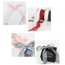 Load image into Gallery viewer, Kapok Yarn Ribbon Flower Packaging Ribbon Headdress Headband, Blue, Lotus Pink, Smoke Purple, Golden Cyan, Silver Gray, Navy, Creamy-white, Water Pink, Wine Red, Champagne