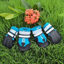 Load image into Gallery viewer, Wear-Resistant Non-Slip &amp; Waterproof Pet Shoe Covers Medium And Large Dog Shoes, S Lake Blue, M Lake Blue, L Lake Blue, XL Lake Blue, XXL Lake Blue, S Orange, M Orange, L Orange, XL Orange, XXL Orange
