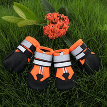 Load image into Gallery viewer, Wear-Resistant Non-Slip &amp; Waterproof Pet Shoe Covers Medium And Large Dog Shoes, S Lake Blue, M Lake Blue, L Lake Blue, XL Lake Blue, XXL Lake Blue, S Orange, M Orange, L Orange, XL Orange, XXL Orange