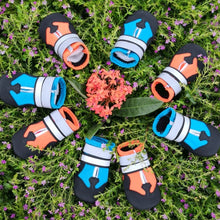 Load image into Gallery viewer, Wear-Resistant Non-Slip &amp; Waterproof Pet Shoe Covers Medium And Large Dog Shoes, S Lake Blue, M Lake Blue, L Lake Blue, XL Lake Blue, XXL Lake Blue, S Orange, M Orange, L Orange, XL Orange, XXL Orange