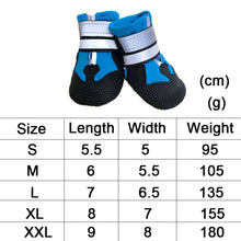 Load image into Gallery viewer, Wear-Resistant Non-Slip &amp; Waterproof Pet Shoe Covers Medium And Large Dog Shoes, S Lake Blue, M Lake Blue, L Lake Blue, XL Lake Blue, XXL Lake Blue, S Orange, M Orange, L Orange, XL Orange, XXL Orange