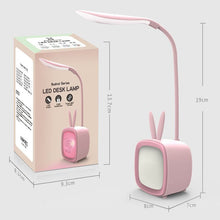 Load image into Gallery viewer, 2 PCS Cute Pet USB Table Lamp Energy-Saving Eye Protection LED Bedroom Dormitory Night Light, Random Color Delivery