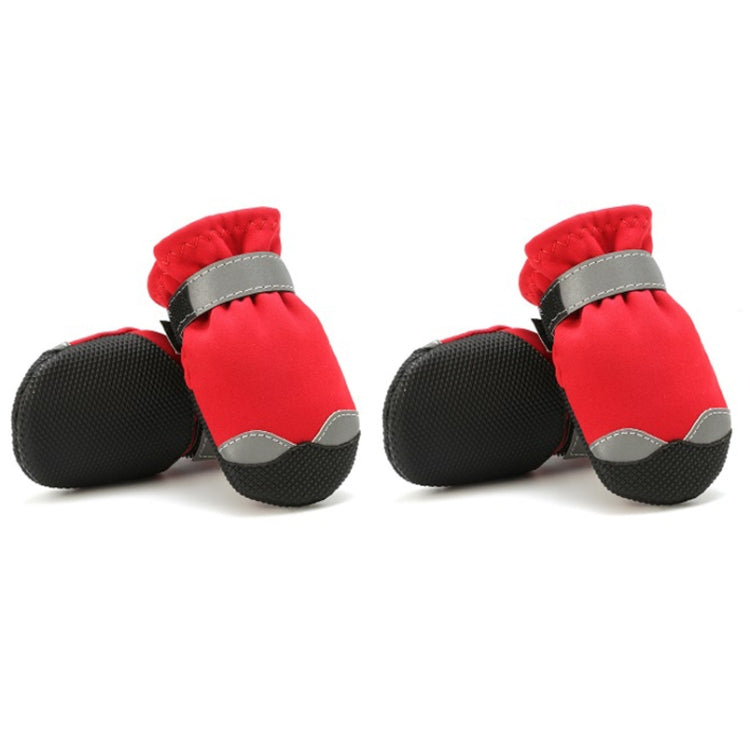 Pet Waterproof Non-Slip Wear-Resistant Snow Boots Four Seasons Dog Shoes, 1, 2, 3, 4, 5, 6, 7, 8
