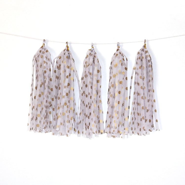 Color Polka Dot Paper Tassels Birthday Room Decoration Ribbon Garland, TM-001 Blue Dots, TM-002 Pink Dots, TM-003 Yellow Dot, TM-004 Purple Dot, TM-005 Golden Dot, TM-006 Silver Dot, TM-007 Green Dot, TX-008 Star Moon Pink, TX-009 Star Moon Beige      ...