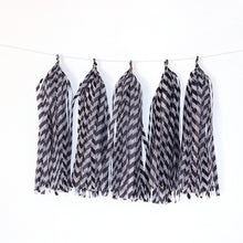 Load image into Gallery viewer, Color Polka Dot Paper Tassels Birthday Room Decoration Ribbon Garland, TM-001 Blue Dots, TM-002 Pink Dots, TM-003 Yellow Dot, TM-004 Purple Dot, TM-005 Golden Dot, TM-006 Silver Dot, TM-007 Green Dot, TX-008 Star Moon Pink, TX-009 Star Moon Beige      ...
