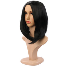 Load image into Gallery viewer, Ladies Short Hair Bobo Head Synthetic Hair Cover, Black, Red Wine, Light Brown, Dark Brown, Black Brown