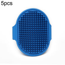 Load image into Gallery viewer, 5pcs Pet Bathing Massage Brush For Dogs Cleaning And Beauty Tools, Yellow, Blue, Green, Rose Red, Black