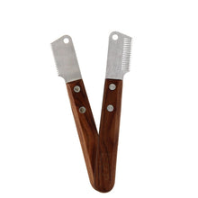Load image into Gallery viewer, HOP Terrier Dog Plucking Knife Pet Grooming &amp; Shaving Tool, CS21 Left Hand, CS276 Right Hand