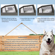 Load image into Gallery viewer, Pet Car Window Protective Fence Car Retractable Protective Fence, 24x11.8x1.2cm, 24x17.7x1.2cm