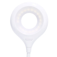Load image into Gallery viewer, Deli 4326 Three-gear Adjustable Ring USB Charging Desk Lamp with Pen Holder
