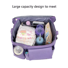 Load image into Gallery viewer, Multifunctional Stroller Hanging Bag Stroller Baby Bottle Water Bottle Bag Storage bag, Purple, Light Grey, Green