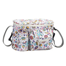 Load image into Gallery viewer, Multifunctional Baby Stroller Hanging Bag Baby Supplies Storage Bag, Little White Horse, Flower Mushroom, Swing Bear, Yellow Alpaca, Black Swan