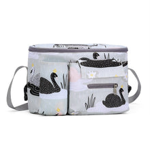 Load image into Gallery viewer, Multifunctional Baby Stroller Hanging Bag Baby Supplies Storage Bag, Little White Horse, Flower Mushroom, Swing Bear, Yellow Alpaca, Black Swan