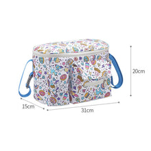 Load image into Gallery viewer, Multifunctional Baby Stroller Hanging Bag Baby Supplies Storage Bag, Little White Horse, Flower Mushroom, Swing Bear, Yellow Alpaca, Black Swan