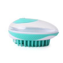 Load image into Gallery viewer, Pet Bath Brush Dog Massage Cleaning And Beauty Products, Green, Blue