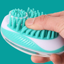 Load image into Gallery viewer, Pet Bath Brush Dog Massage Cleaning And Beauty Products, Green, Blue