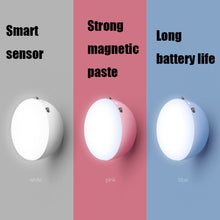 Load image into Gallery viewer, XYD-1001 Intelligent Human Body Induction + Light Sensor LED Night Light Desk Lamp Corridor Wall Lamp, Blue+White Light, Blue+Yellow Light, White+White Light, White+Yellow Light, Pink+White Light, Pink+Yellow Light