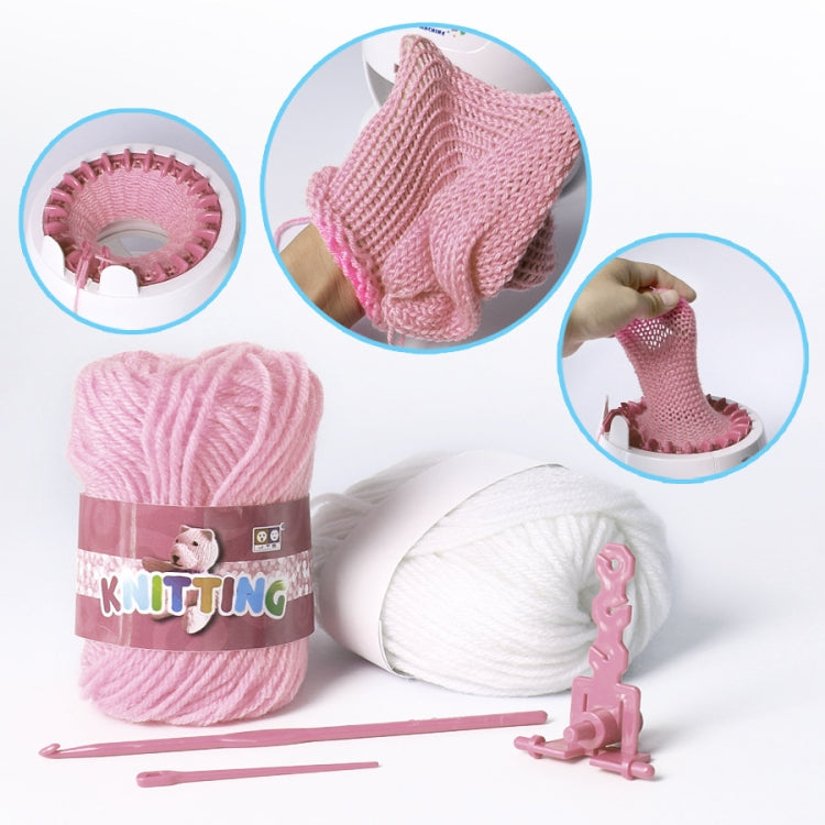 Hand Knitting Machine Children Play House Toy DIY Knitting Wool Machine