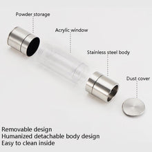 Load image into Gallery viewer, 2 in 1 Stainless Steel Manual Pepper Mill Double-Head Pepper Mill, Pepper Mill