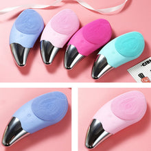 Load image into Gallery viewer, Ultrasonic Vibration Facial Cleansing Apparatus Multifunctional Electric Facial Washing Brush, Green (With Cold Compress Function), Red (With Cold Compress Function), Blue (With Cold Compress Function), Pink (With Cold Compress Function)               ...