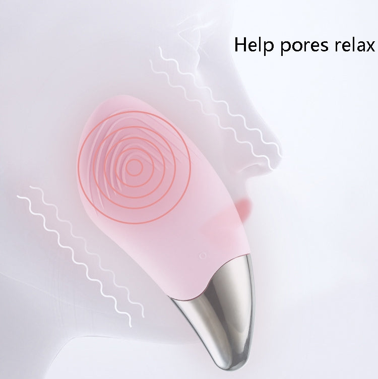 Ultrasonic Vibration Facial Cleansing Apparatus Multifunctional Electric Facial Washing Brush, Green (With Cold Compress Function), Red (With Cold Compress Function), Blue (With Cold Compress Function), Pink (With Cold Compress Function)               ...