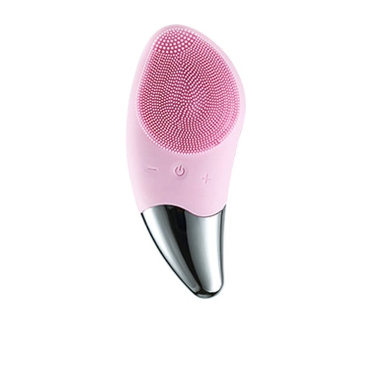 Ultrasonic Vibration Facial Cleansing Apparatus Multifunctional Electric Facial Washing Brush, Green (With Cold Compress Function), Red (With Cold Compress Function), Blue (With Cold Compress Function), Pink (With Cold Compress Function)               ...