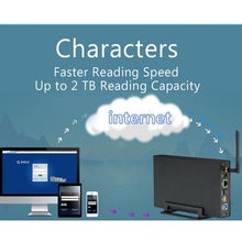 Load image into Gallery viewer, Blueendless 3.5 inch Mobile Hard Disk Box WIFI Wireless NAS Private Cloud Storage, EU Plug, US Plug, AU Plug, UK Plug