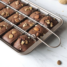 Load image into Gallery viewer, Brownie Pan Cake Mold Square Bread Baking Thick Solid Bottom Non-Stick Baking Pan, Cake Mold