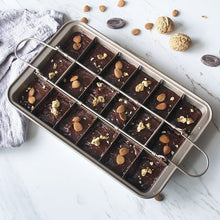 Load image into Gallery viewer, Brownie Pan Cake Mold Square Bread Baking Thick Solid Bottom Non-Stick Baking Pan, Cake Mold