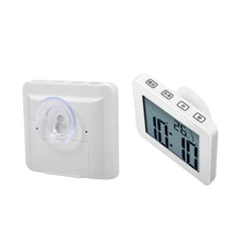 Load image into Gallery viewer, Waterproof Wall Clock LCD Bathroom Clock Kitchen Electronic Alarm Clock, Waterproof Wall Clock
