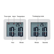 Load image into Gallery viewer, Waterproof Wall Clock LCD Bathroom Clock Kitchen Electronic Alarm Clock, Waterproof Wall Clock