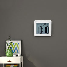 Load image into Gallery viewer, Waterproof Wall Clock LCD Bathroom Clock Kitchen Electronic Alarm Clock, Waterproof Wall Clock