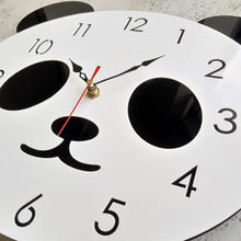 Load image into Gallery viewer, Cartoon Wall Clock Acrylic Clock Panda Simple Home Wall Clock, Panda Wall Clock