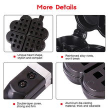 Load image into Gallery viewer, Non-stick Metal Waffle Maker Mould, Waffle Maker Mould