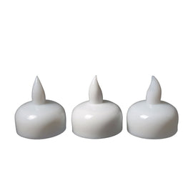 12 PCS  Waterproof Candles SPA Shower Water Decorative Candle Lights LED Floating Candles, Warm White Light, Cool White Light, Yellow Light