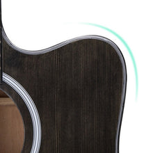 Load image into Gallery viewer, Folk Acoustic Guitar Beginner Training And Teaching Stringed Instruments, 41 Inch (Black), 41 Inch (Log Color), 41 Inch (Blue), 41 Inch (Sunset Yellow), 38 Inch (Black), 38 Inch (Log color), 38 Inch (Blue), 38 Inch (Sunset Color), 38 Inch (Brown)      ...