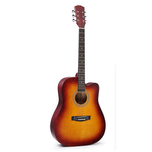 Load image into Gallery viewer, Folk Acoustic Guitar Beginner Training And Teaching Stringed Instruments, 41 Inch (Black), 41 Inch (Log Color), 41 Inch (Blue), 41 Inch (Sunset Yellow), 38 Inch (Black), 38 Inch (Log color), 38 Inch (Blue), 38 Inch (Sunset Color), 38 Inch (Brown)      ...