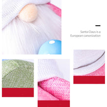 Load image into Gallery viewer, 2 PCS Easter Pink Ears Plaid Bunny Dwarf Doll Elf Doll Ornaments Home Decoration Products