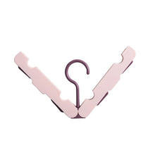 Load image into Gallery viewer, Travel Foldable Portable Clothes Hanger Household Anti-Skid And Windproof Clothes Hanger, Dark Blue, Pink, Off-white, Light Green