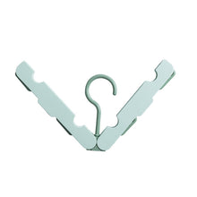 Load image into Gallery viewer, Travel Foldable Portable Clothes Hanger Household Anti-Skid And Windproof Clothes Hanger, Dark Blue, Pink, Off-white, Light Green