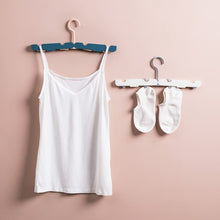 Load image into Gallery viewer, Travel Foldable Portable Clothes Hanger Household Anti-Skid And Windproof Clothes Hanger, Dark Blue, Pink, Off-white, Light Green