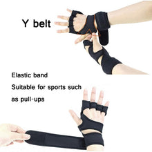 Load image into Gallery viewer, Half-Finger Sports Gloves Non-Slip Silicone Fitness Equipment Gloves Sports Compression Wristbands