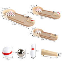 Load image into Gallery viewer, Mini Puzzle Desktop Bowling Indoor Parent-Child Decompression Toy Size: